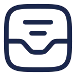 Inbox Line SVG Icon
